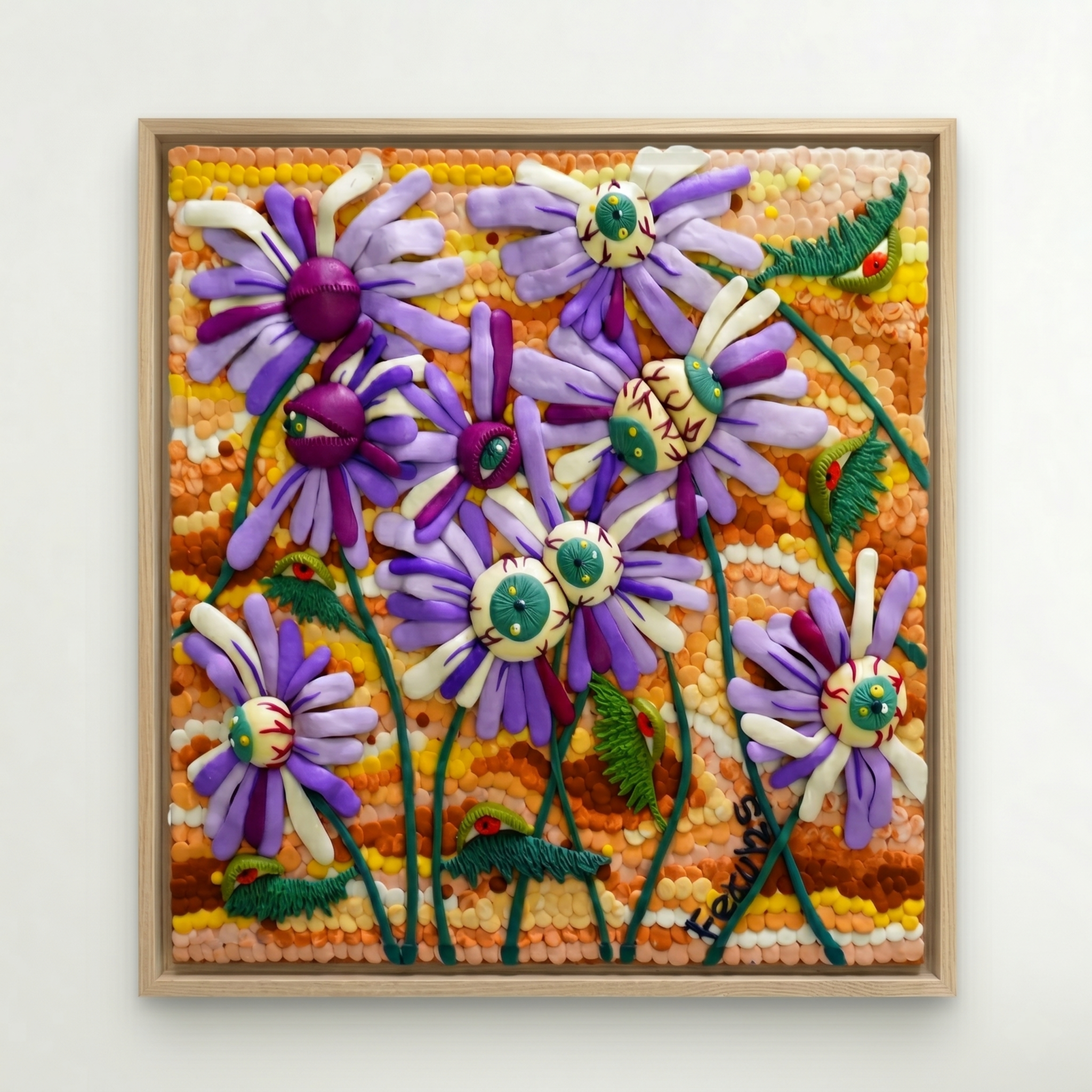 Purple Lilies by Feru